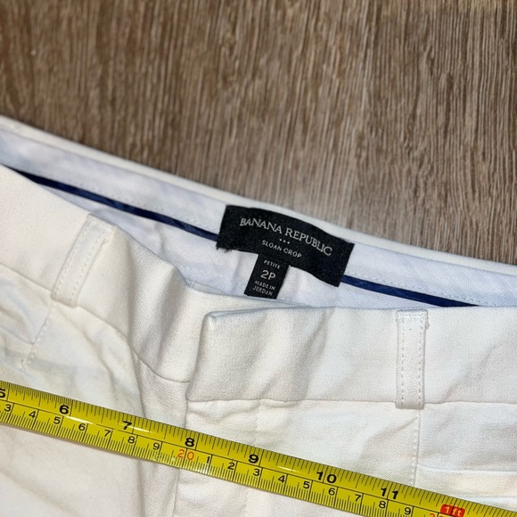 💛bundle for $15 - Banana republic white slacks - Picture 5 of 6